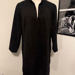 Tuckernuck Black Suede like Tunic Dress xxl nwt!